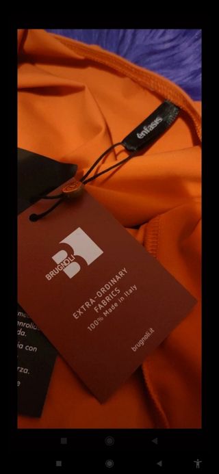 Bañador asimétrico naranja M