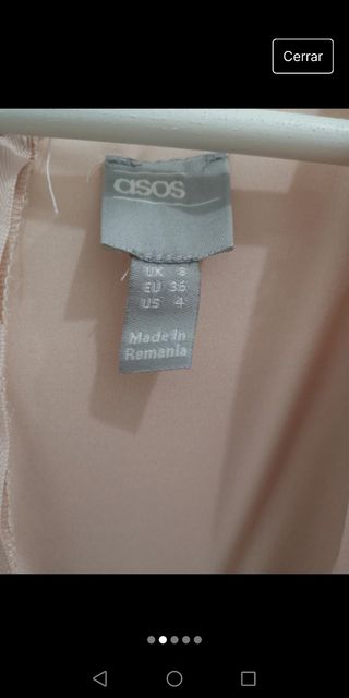 Vestido midi Asos 