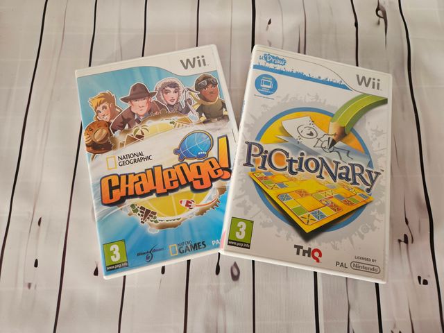 Juegos Challenge! Wii y Pictionary Wii