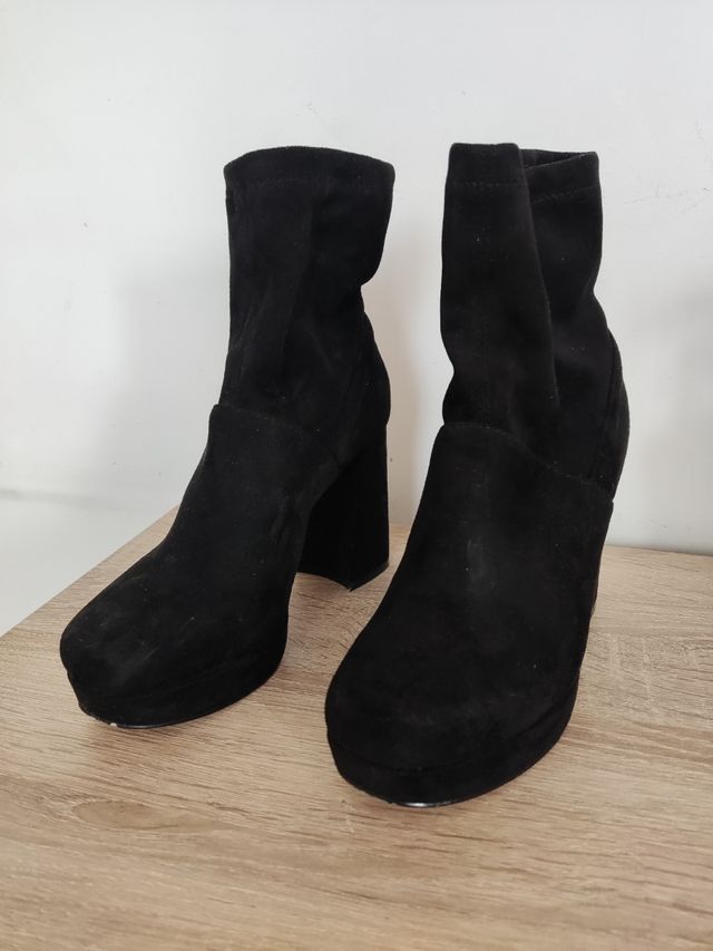 Botines estilo calcetín