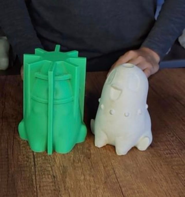 Maceta Chikorita sin pintar