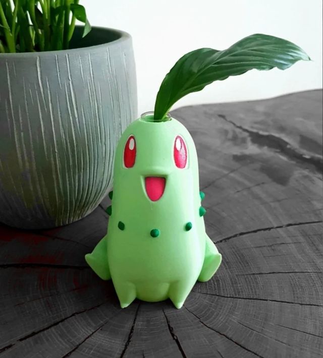 Maceta Chikorita sin pintar