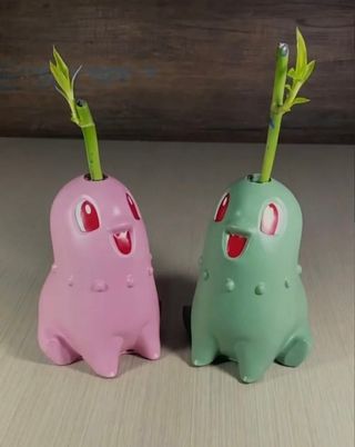 Maceta Chikorita sin pintar