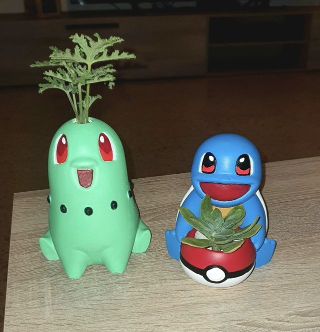 Maceta Chikorita sin pintar