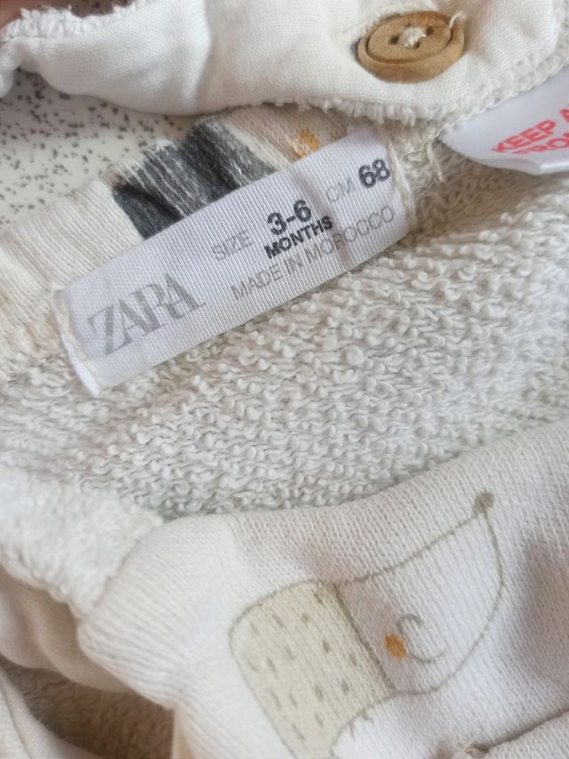 Peto bebé erizos Zara kids 3-6 meses, 68 cm