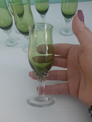 6 calici da liquore vintage