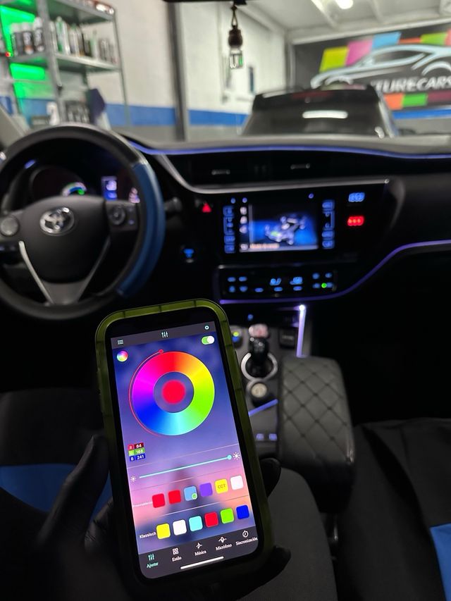 LUCES LED AMBIENTE  RGB CAMBIO DE COLOR POR MOVIL