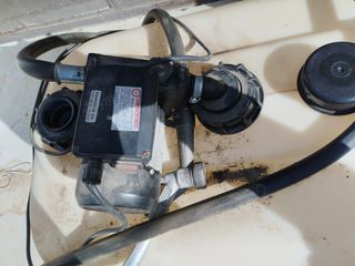 Depósito de gasoil con bomba de 220v