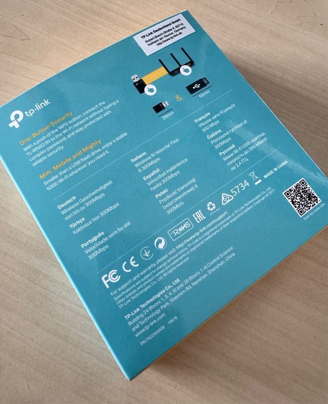 Adaptador USB WIFI N