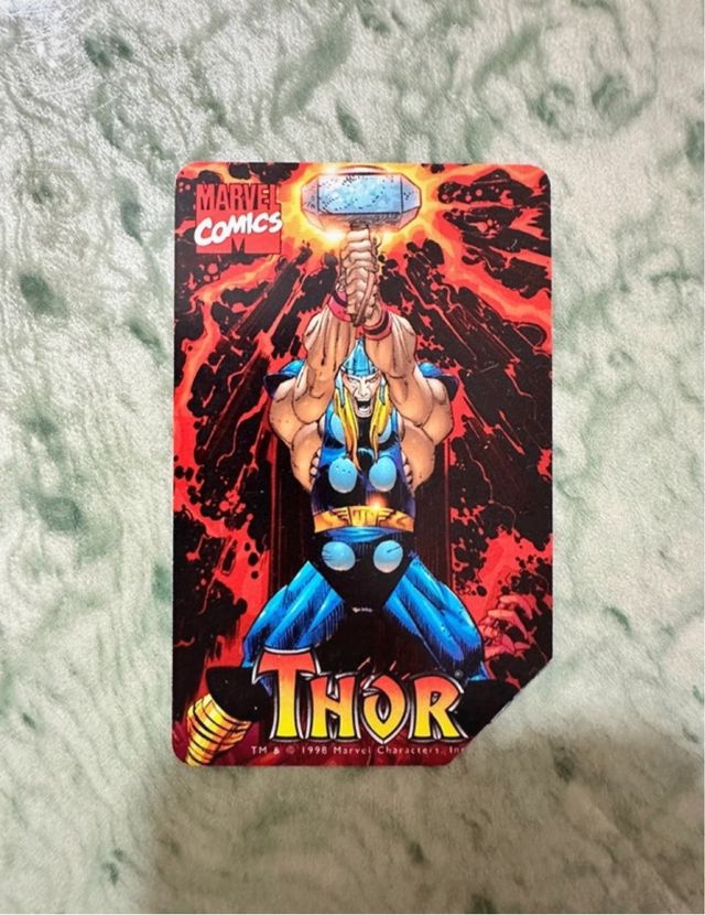 Scheda telefonica  Thor Marvel Comics  Telecom