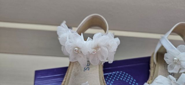 Alpargatas blancas Talla 30