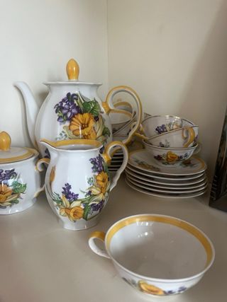 Juego cafe ceramica china