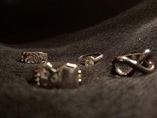 Lote Anillos Acero Anchos