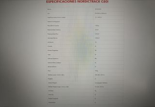 Cinta de correr Nordictrack C80i