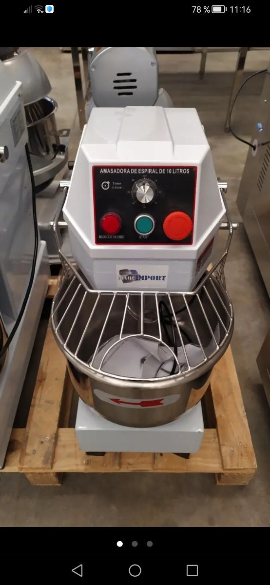 Amasadora industrial en espiral 10 L