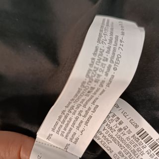 Abrigo de pluma 3/4 de Zara talla L