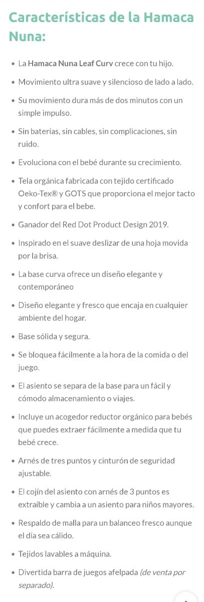 Hamaca NUNA Leaf Curva