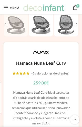 Hamaca NUNA Leaf Curva