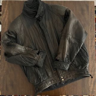 Chaqueta aviador piel