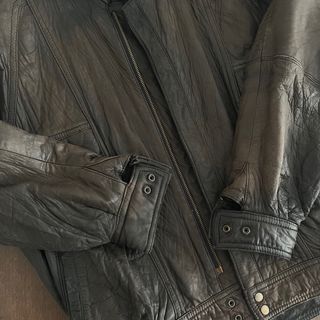 Chaqueta aviador piel