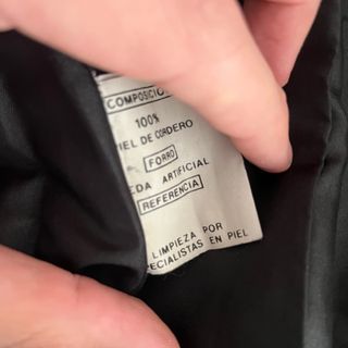 Chaqueta aviador piel