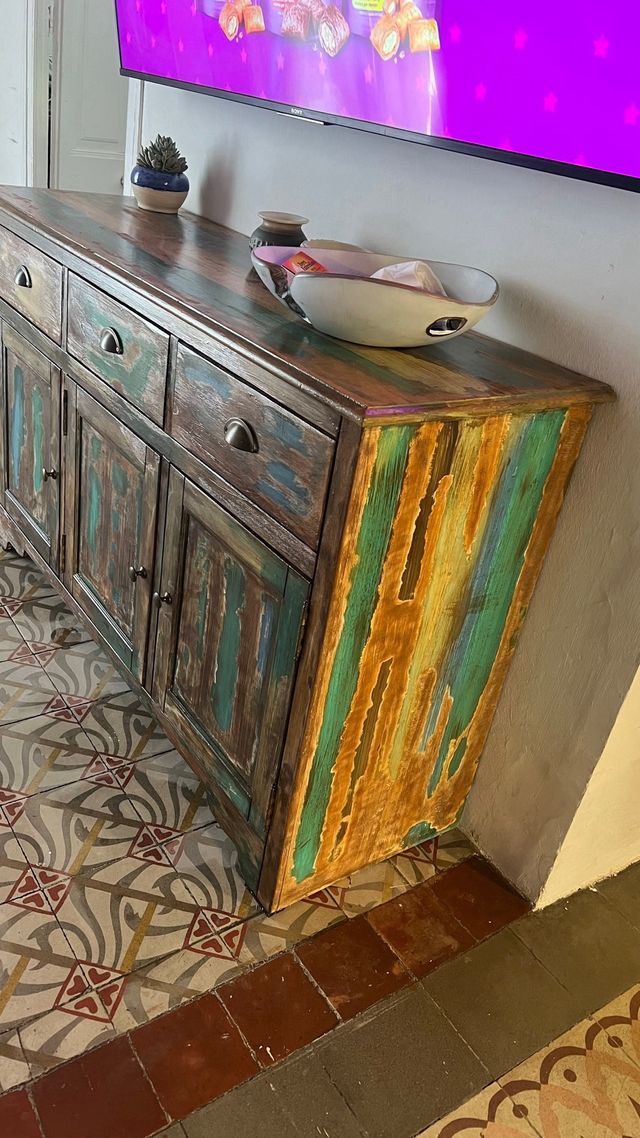 Aparador shabby chic 145 cm largo