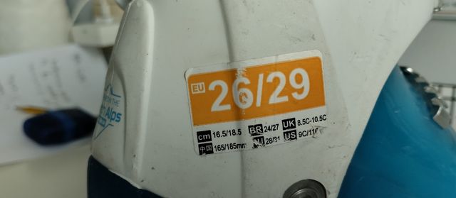 Botas de esquí niño