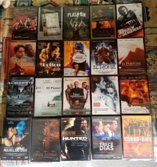 81 películas X 80 €. 1,50 € unidad. Sin estrenar
