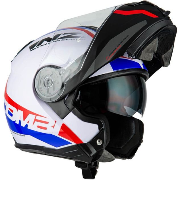CASCO ABATIBLE NZI COMBIDUO TRICOLOR NUEVO