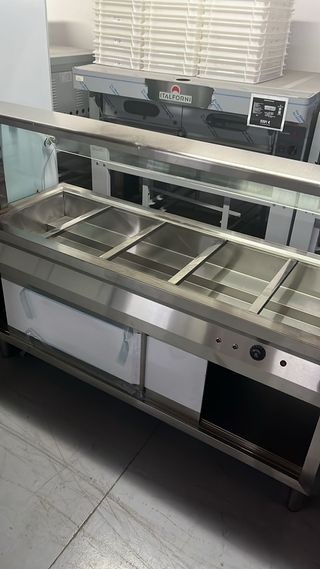 Mesa buffet de calor industrial