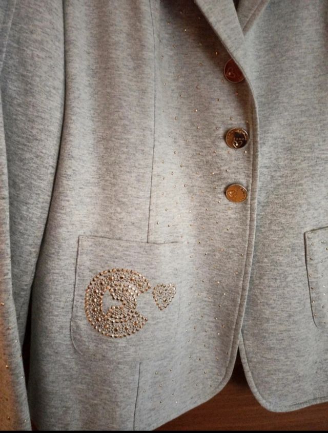 Blazer grigio Coccapani trend