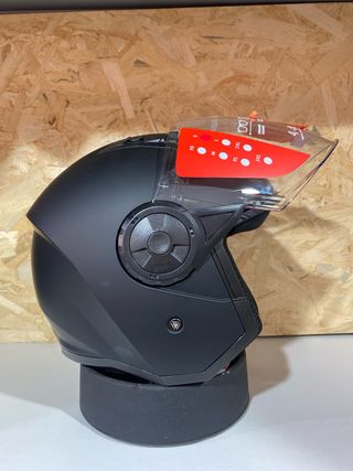 CASCO JET LS2 AIRFLOW NEGRO MATE BLANCO NUEVO