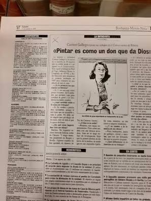 ÓLEO SOBRE LIENZO: DAMA CON FLORES EN EL SOMBRERO