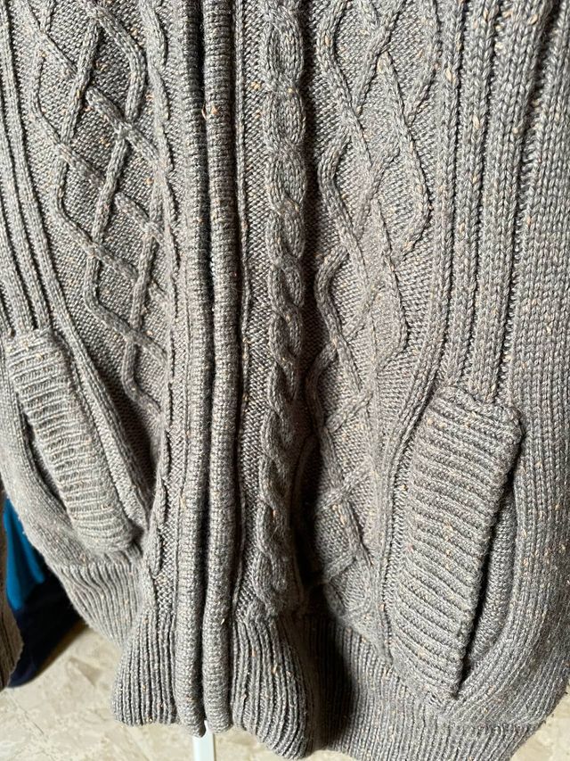 Statham Vintage Giubbotto in Maglia Ricamato S