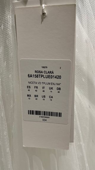 Vestido Boda - Rosa Clará