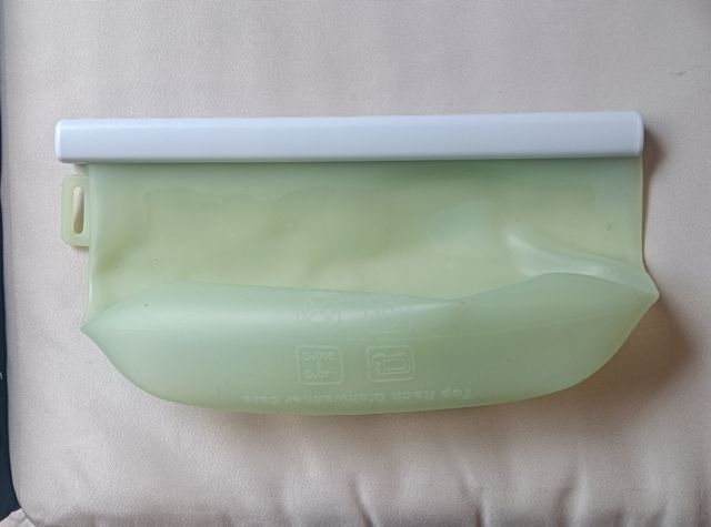 Borsa in silicone chiusura scorrevole