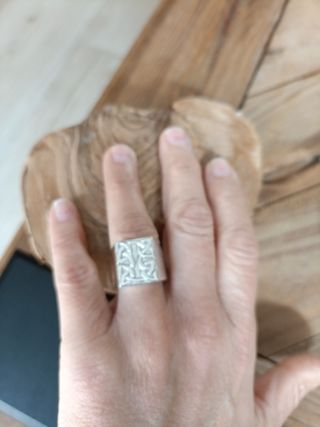 Anillo unisex plata de ley 