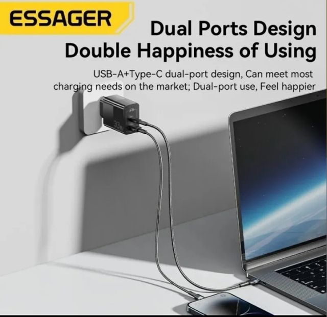 📱🔌CARGADOR 33W ESSAGER