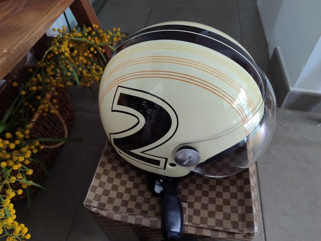 Casco 🪖 🛵 Helmet Vintage nuevo.