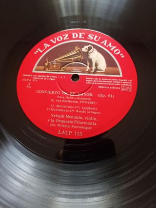 BEETHOVEN YEHUDI MENUHIN LP