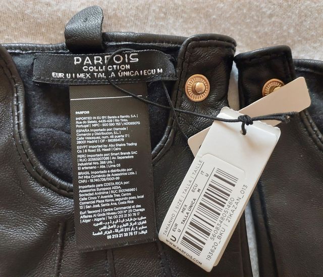 Luvas Pele Pretas, M-L