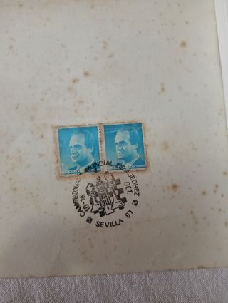 Cartel oficial de mundial ajedrez 1987