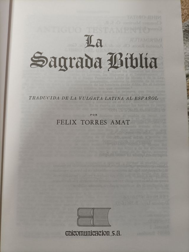 Sagrada Biblia