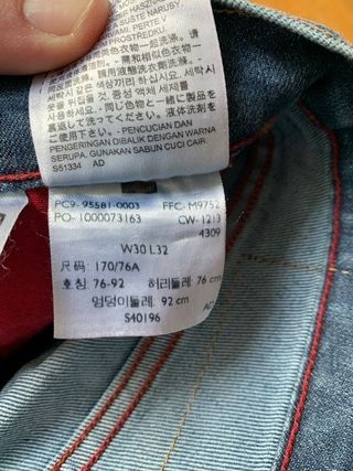 Pantalón vaquero Levis 511