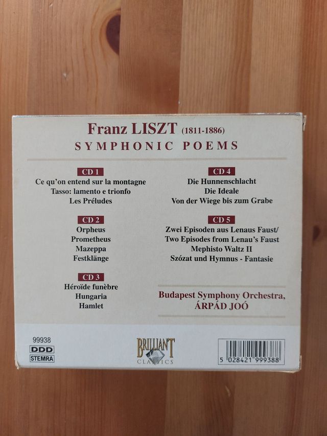 Liszt. Symphonic poems complete