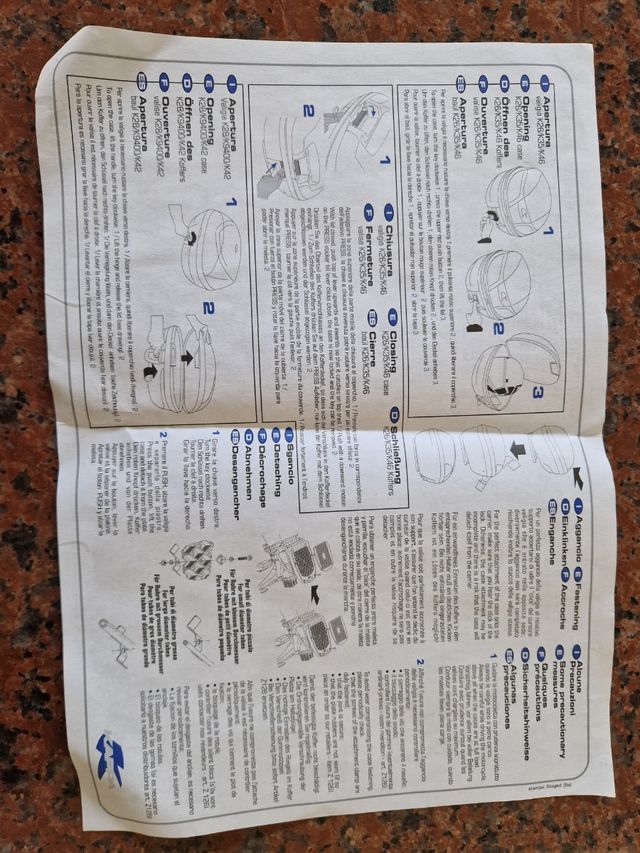 Piastra per bauletto Kappa