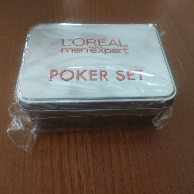 Set de poker caja metálica 