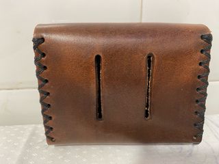 moteros cartera de cuero para cinturon.