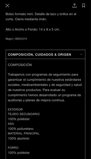 Bolso brillos negro con lazo Nuevo a estrenar