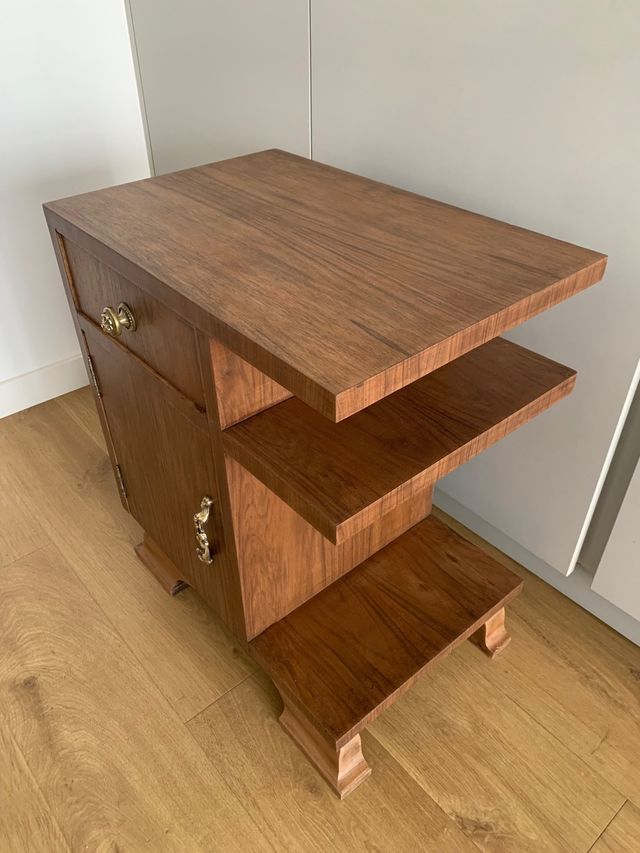 Mesita noche artdeco - Madera